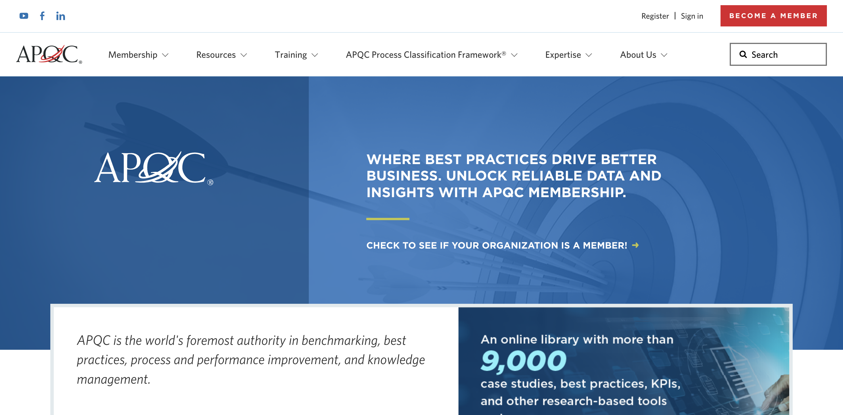 Main Navigation — Desktop View