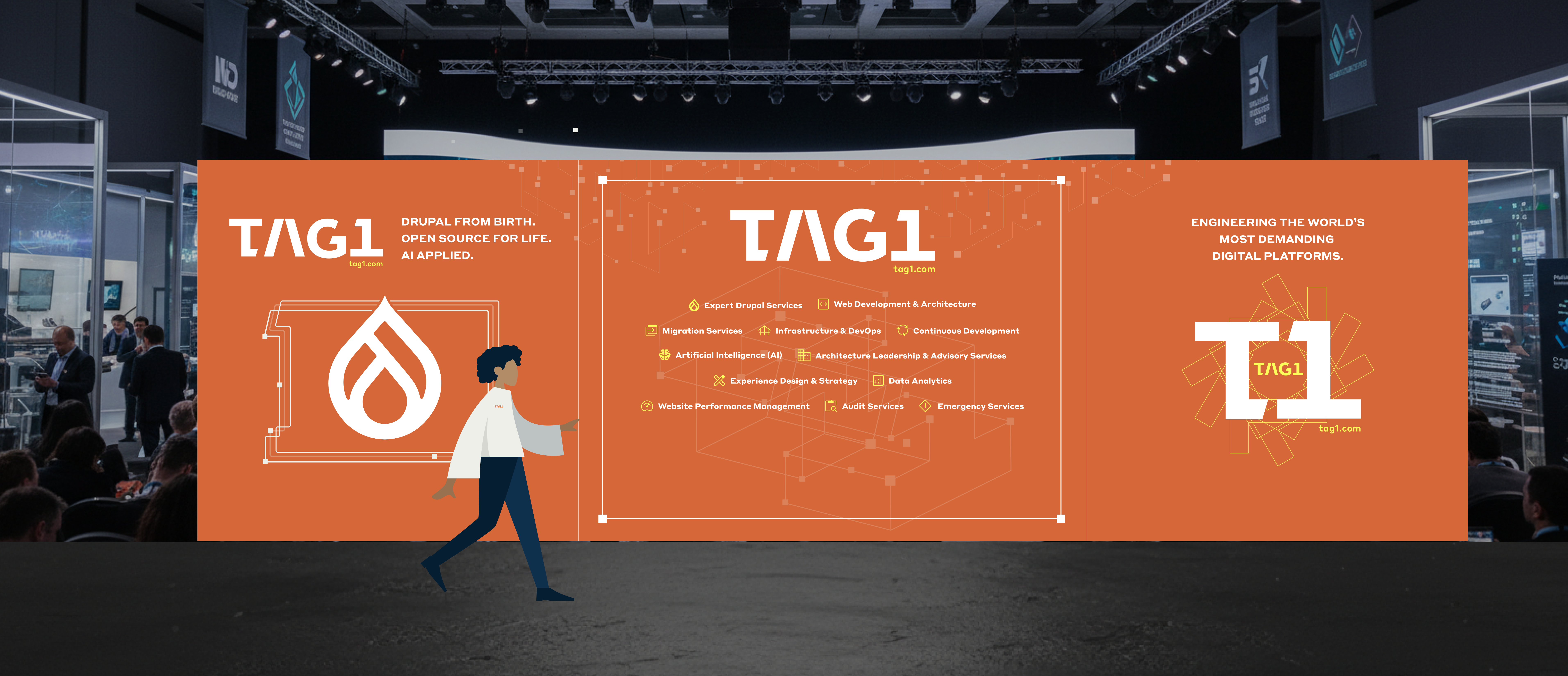 DrupalCon Chicago 2026 Booth Design